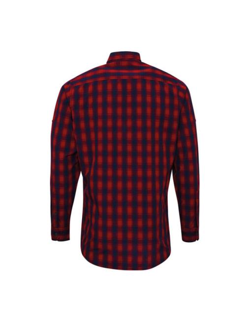 'MULLIGAN' CHECK - MEN'S LONG SLEEVE COTTON SHIRT