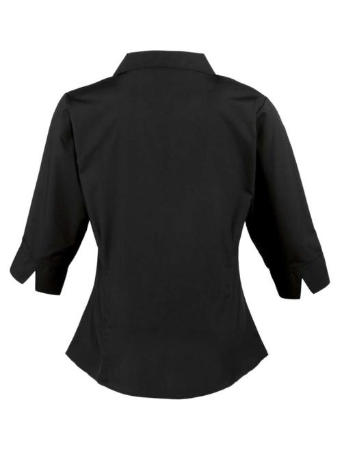 LADIES’ ¾ SLEEVE POPLIN BLOUSE
