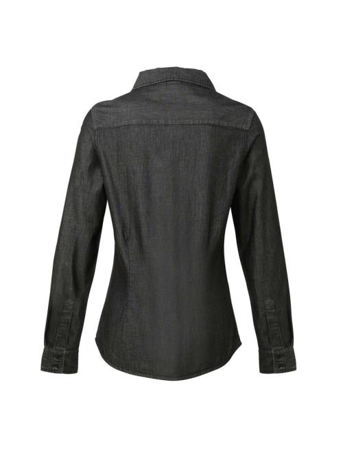 WOMEN'S JEANS STITCH DENIM SHIRT