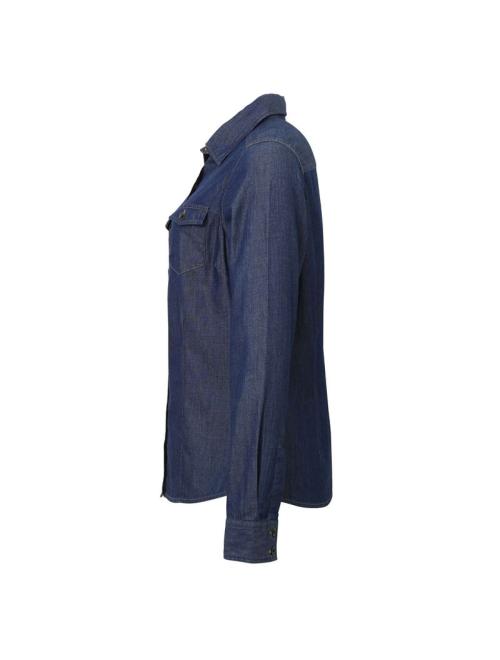 WOMEN'S JEANS STITCH DENIM SHIRT