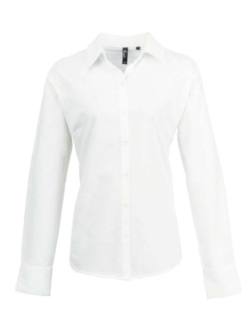 WOMEN'S LONG SLEEVE SIGNATURE OXFORD BLOUSE