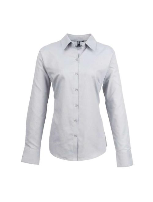 WOMEN'S LONG SLEEVE SIGNATURE OXFORD BLOUSE