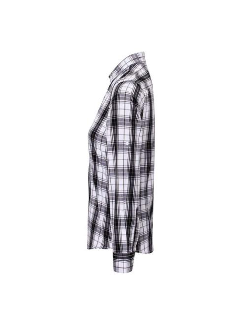 'GINMILL' CHECK - WOMEN'S LONG SLEEVE COTTON SHIRT