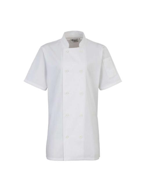 WOMEN'S SHORT SLEEVE CHEF'S JACKET WOMEN'S SHORT SLEEVE CHEF'S JACKET