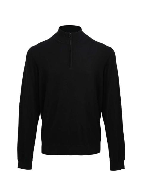 MEN'S QUARTER-ZIP KNITTED SWEATER