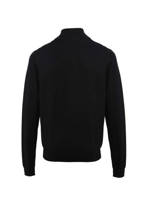 MEN'S QUARTER-ZIP KNITTED SWEATER