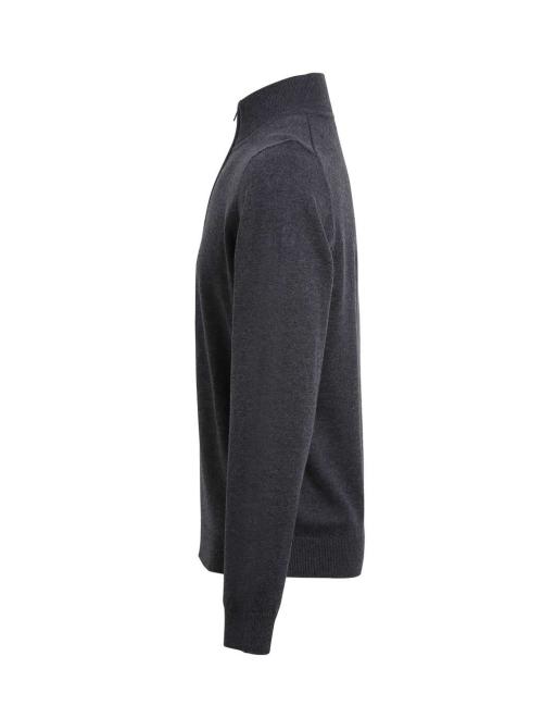 MEN'S QUARTER-ZIP KNITTED SWEATER