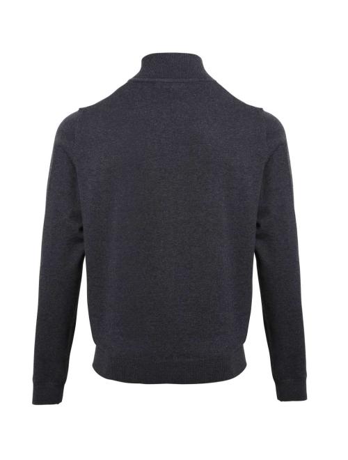 MEN'S QUARTER-ZIP KNITTED SWEATER