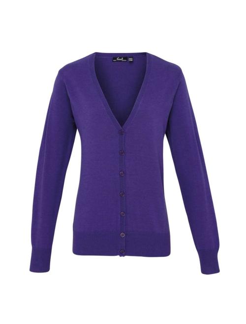 WOMEN'S BUTTON-THROUGH KNITTED CARDIGAN