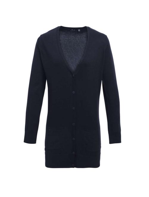 WOMEN'S LONG LENGTH KNITTED CARDIGAN