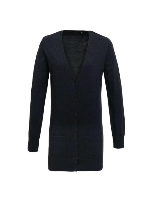 WOMEN'S LONG LENGTH KNITTED CARDIGAN