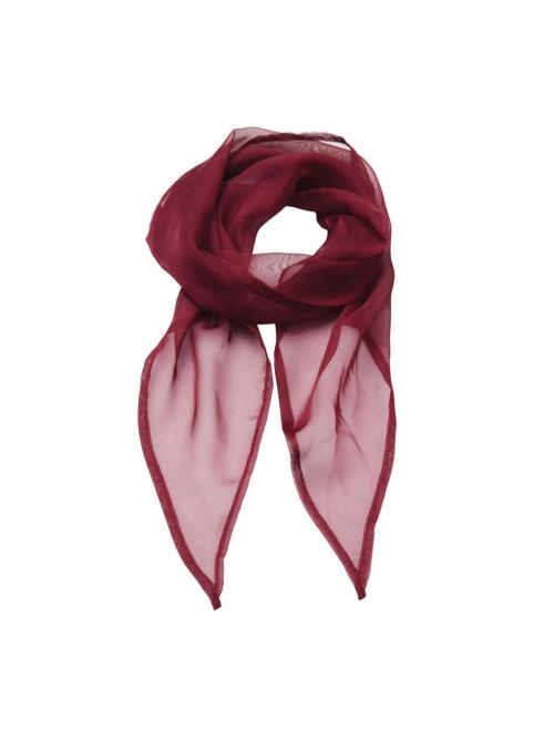 'COLOURS COLLECTION' PLAIN CHIFFON SCARF