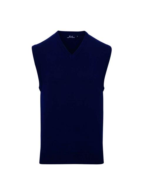 MEN'S V-NECK SLEEVELESS SWEATER