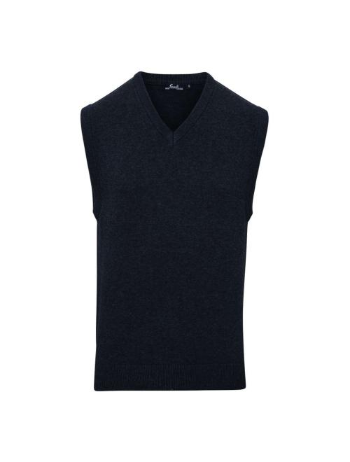 MEN'S V-NECK SLEEVELESS SWEATER