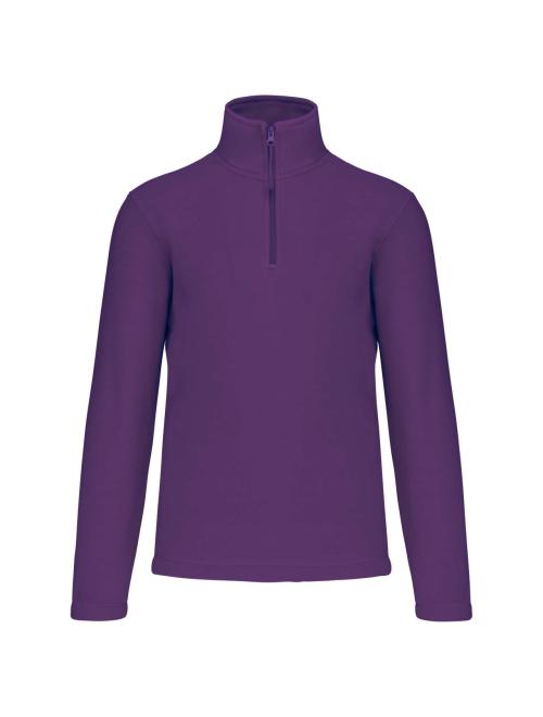 ENZO - ZIP NECK MICROFLEECE JACKET