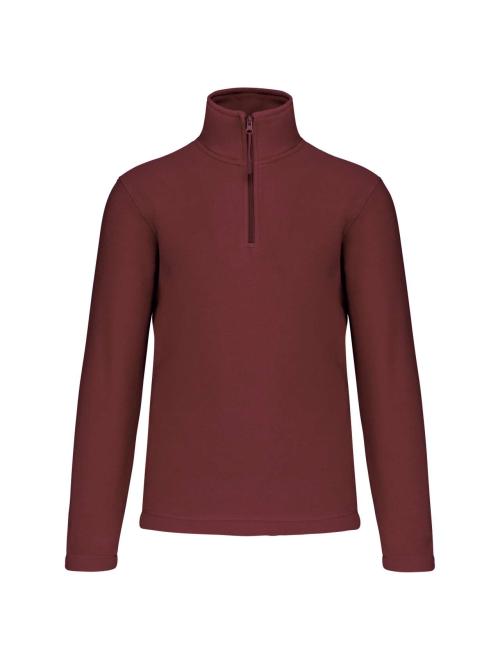 ENZO - ZIP NECK MICROFLEECE JACKET