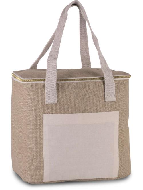JUTE COOL BAG - MEDIUM SIZE