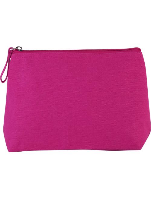 TOILETRY BAG IN COTTON CANVAS