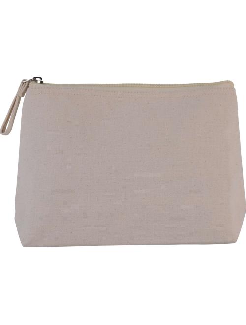 TOILETRY BAG IN COTTON CANVAS