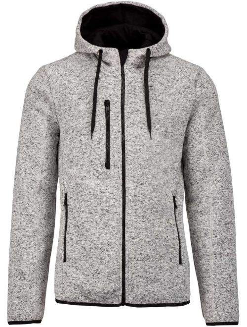 MEN'S HEATHER HOODED JACKET MEN'S HEATHER HOODED JACKET