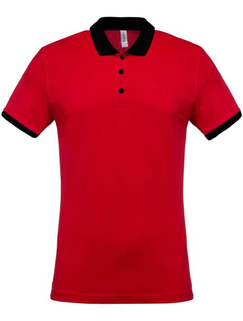 MEN'S TWO-TONE PIQUÉ POLO SHIRT MEN'S TWO-TONE PIQUÉ POLO SHIRT