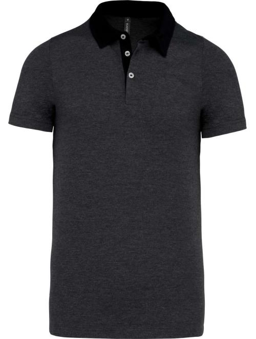 MEN'S TWO-TONE JERSEY POLO SHIRT MEN'S TWO-TONE JERSEY POLO SHIRT