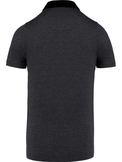 MEN'S TWO-TONE JERSEY POLO SHIRT MEN'S TWO-TONE JERSEY POLO SHIRT