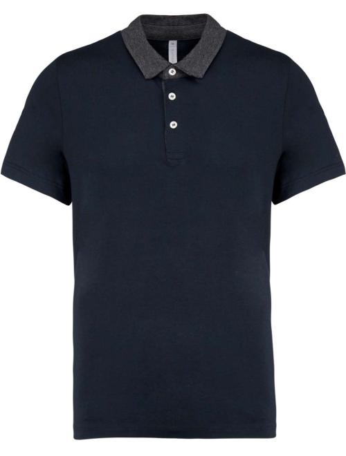 MEN'S TWO-TONE JERSEY POLO SHIRT MEN'S TWO-TONE JERSEY POLO SHIRT