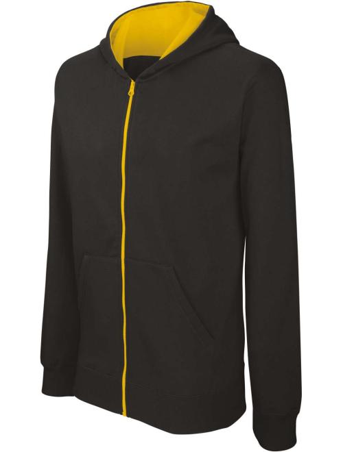 KIDS' FULL ZIP HOODED SWEATSHIRT