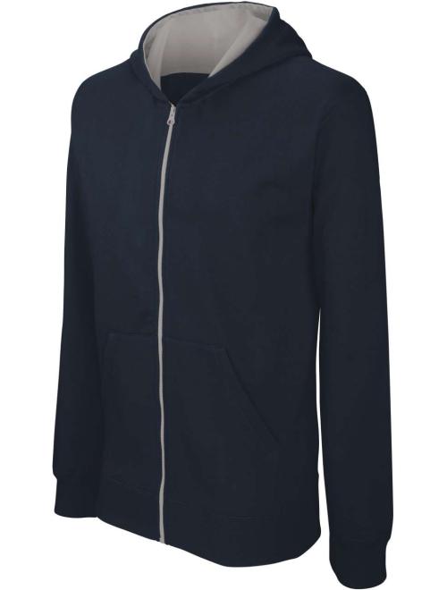 KIDS' FULL ZIP HOODED SWEATSHIRT KIDS' FULL ZIP HOODED SWEATSHIRT