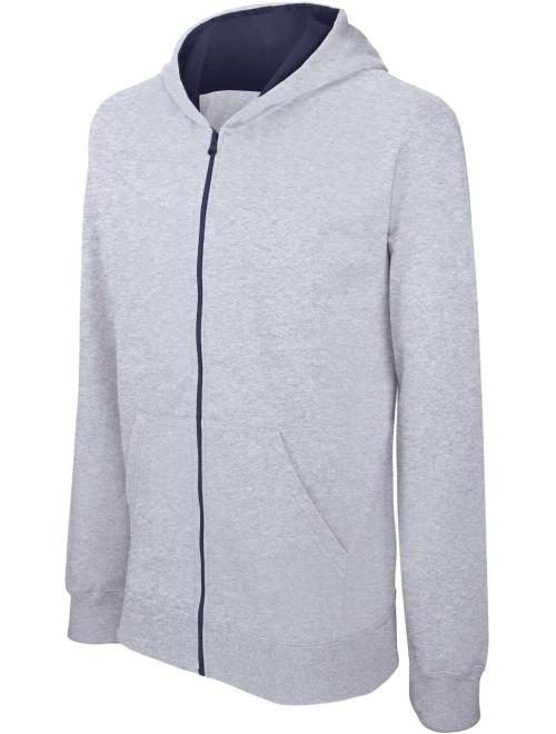 KIDS' FULL ZIP HOODED SWEATSHIRT KIDS' FULL ZIP HOODED SWEATSHIRT