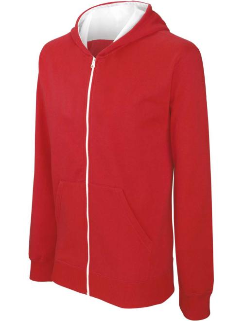 KIDS' FULL ZIP HOODED SWEATSHIRT KIDS' FULL ZIP HOODED SWEATSHIRT