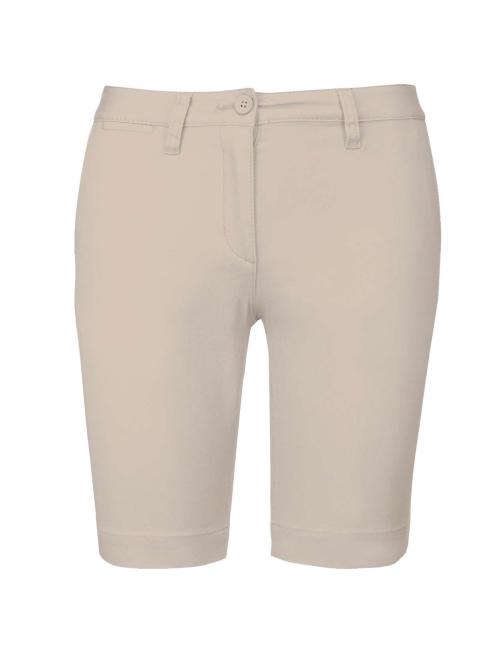 LADIES' CHINO BERMUDA SHORTS LADIES' CHINO BERMUDA SHORTS