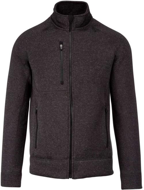 MEN'S FULL ZIP HEATHER JACKET MEN'S FULL ZIP HEATHER JACKET