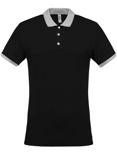 MEN'S TWO-TONE PIQUÉ POLO SHIRT MEN'S TWO-TONE PIQUÉ POLO SHIRT