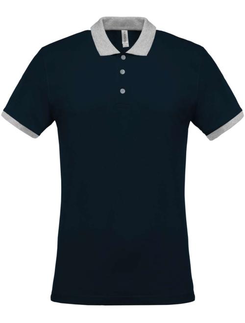 MEN'S TWO-TONE PIQUÉ POLO SHIRT MEN'S TWO-TONE PIQUÉ POLO SHIRT