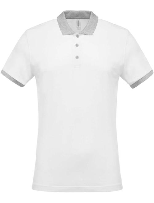 MEN'S TWO-TONE PIQUÉ POLO SHIRT MEN'S TWO-TONE PIQUÉ POLO SHIRT