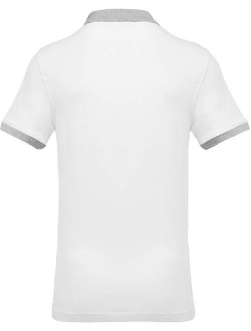 MEN'S TWO-TONE PIQUÉ POLO SHIRT MEN'S TWO-TONE PIQUÉ POLO SHIRT