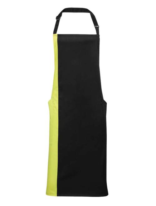 'COLOURS COLLECTION’ CONTRAST BIB APRON