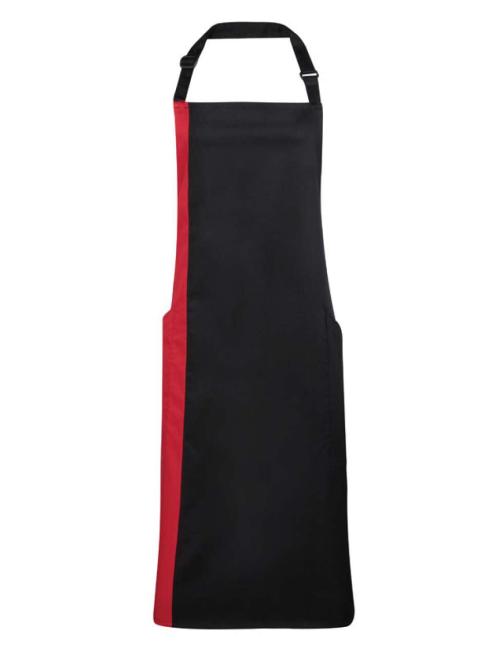 'COLOURS COLLECTION’ CONTRAST BIB APRON