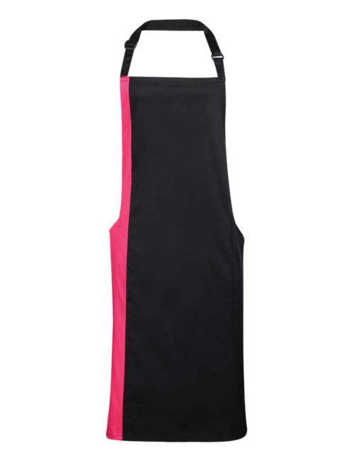 'COLOURS COLLECTION’ CONTRAST BIB APRON