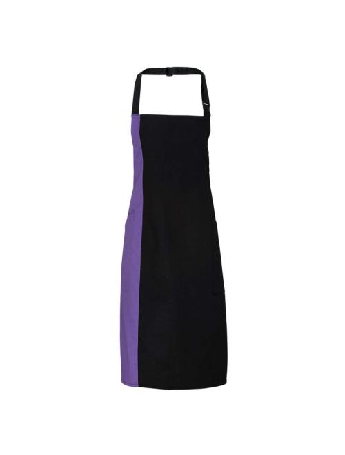 'COLOURS COLLECTION’ CONTRAST BIB APRON