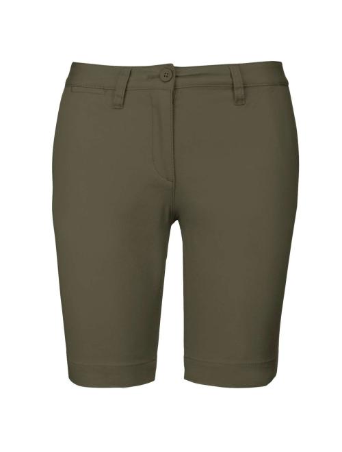 LADIES' CHINO BERMUDA SHORTS LADIES' CHINO BERMUDA SHORTS