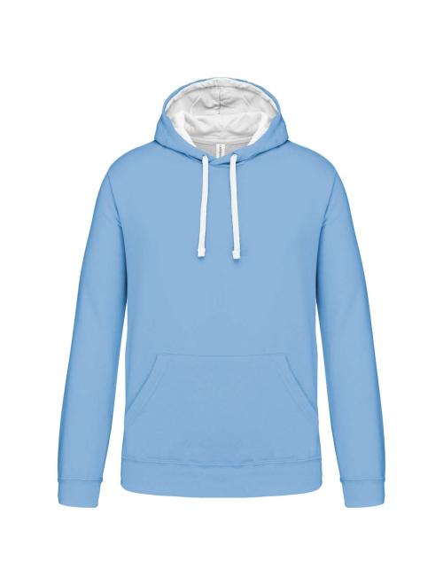 MEN'S CONTRAST HOODED SWEATSHIRT