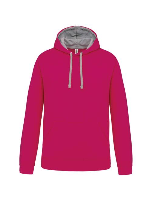 MEN'S CONTRAST HOODED SWEATSHIRT