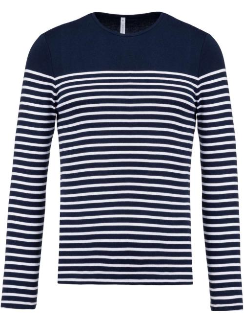 MEN’S LONG-SLEEVED BRETON STRIPE TOP MEN’S LONG-SLEEVED BRETON STRIPE TOP
