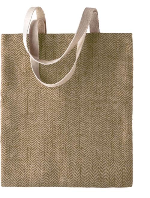 100 NATURAL YARN DYED JUTE BAG