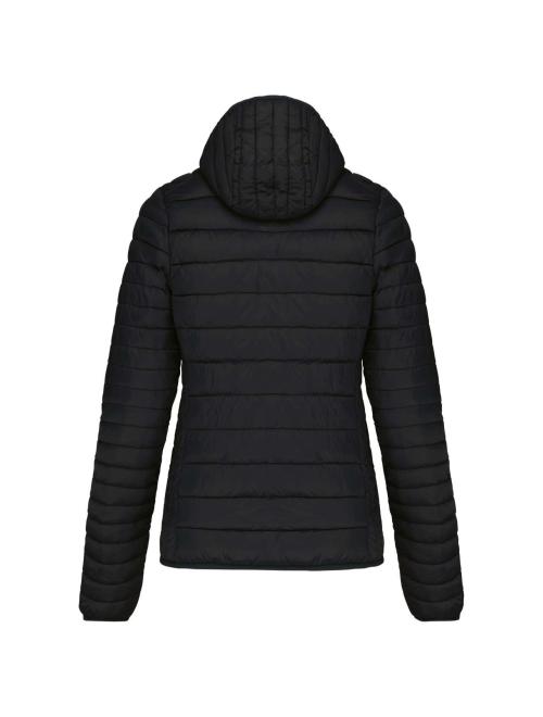 LADIES' LIGHTWEIGHT HOODED PADDED JACKET