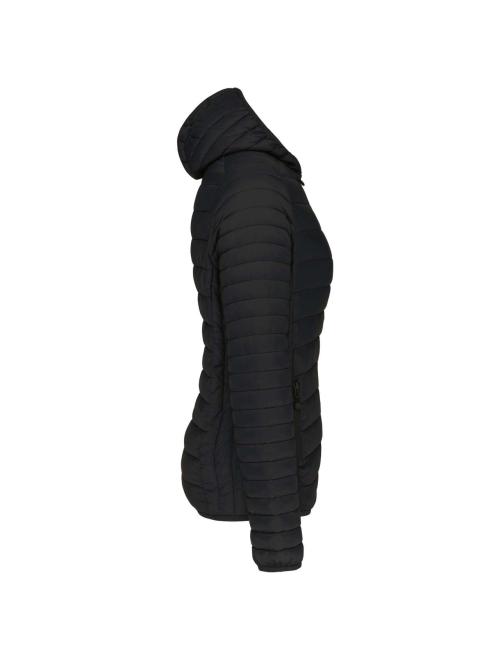 LADIES' LIGHTWEIGHT HOODED PADDED JACKET