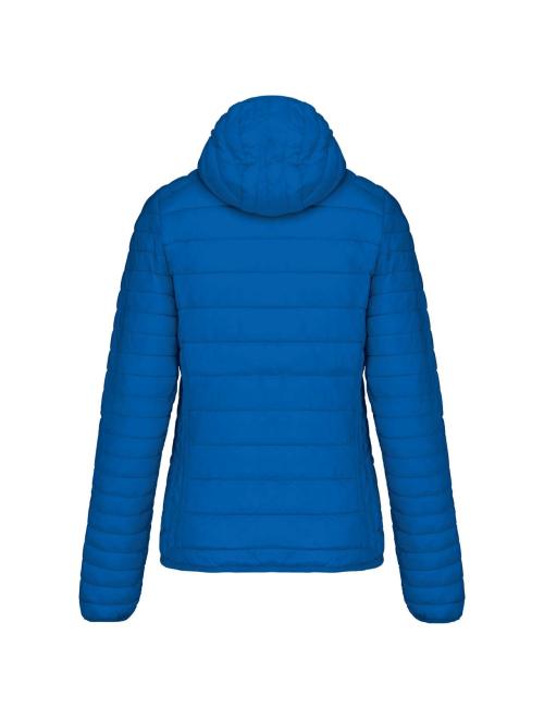 LADIES' LIGHTWEIGHT HOODED PADDED JACKET